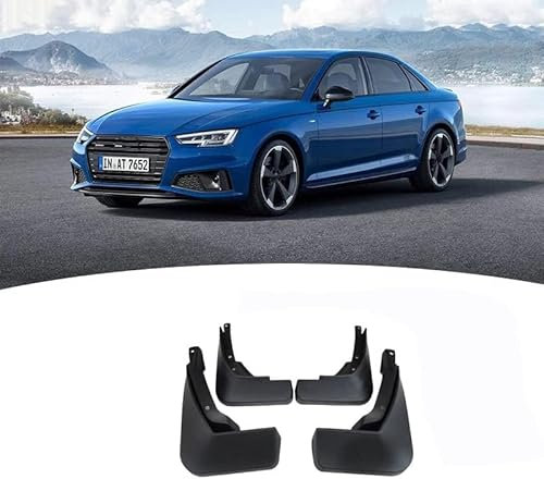 4 Stücke Auto Schmutzfänger für Audi A4 B7 B8 B9 2004-2022, Kotflügel Vorne Hinten Spritzschutz Staubdicht Spritzfest Schutz Mudguards,2016-2022