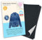 TransOurDream Jeans-16 Stück Jeansßflicken zum Aufbügeln für Innen und Außen, 100% Denim Reparatur- Denim Patches,Schwarz, Größe S (7,5 cm x 10,5 cm)(D-BlackS)