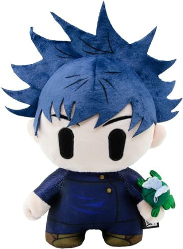 Jujutsu Kaisen Megumi Fushiguro Unisex Plüschfigur Multicolor Polyester Anime, Fan-Merch, TV-Serien