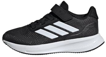 adidas RUNFALCON 5 Shoes Kids, Zapatillas para Correr, Core Black/Cloud White/Cloud White, 28.5 EU