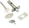 Edelstahl Hardware Rohr Rohr gut unsichtbare Verriegelung Kits, Tube Well Lock mit Schlüssel Sicherheitsriegel Schloss für Feuer Flucht Türen (Eisen)