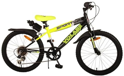 Kubbinga Unisex Kinder Sportfahrrad, gelb, 20 Zoll, Kugel, mit 7-Gang-Schaltung kinderfahrrad