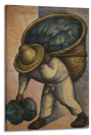 Diego Rivera Künstler-Poster auf Leinwand und Wandkunst, Bilddruck, moderne Familienschlafzimmer-Dekoration, 30 x 45 cm