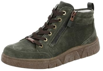 ara Damen Stiefeletten Sneaker, Forest, 42 EU