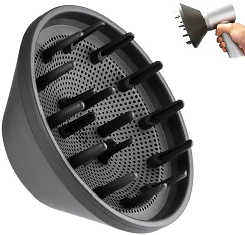 Haardiffusor-Aufsatzdüse für Laifen Swift Haartrockner/Swift SE Styling-Werkzeug, Haarglättungstrockner Magnetisches Gebläse Zubehör für Laifen, 360° Drehbar, nicht für Clip-on-Modelle