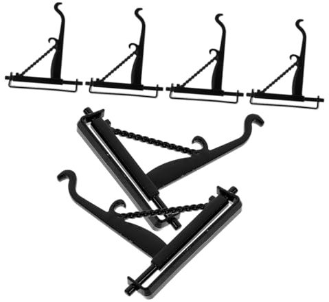 TOYANDONA Sturdy Alloy Material 6pcs Miniature Dollhouse Light Hangers Small House Hook for Decorative Sets