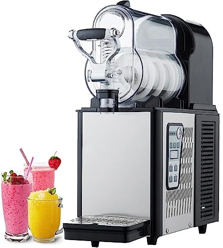 Ice Slush Machine 300W Commercial Maker for Restaurants | Frozen Slushie Juice Smoothie Margarita Drink Machine | Snack Bar Supermarkets | 3L Capacity