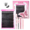 FADLASH 200D - Kit di extension per ciglia fai da te (kit 200D) con colla per ciglia a lunga durata, pinzette e prodotto per la rimozione delle ciglia, assortite, 12-18 mm