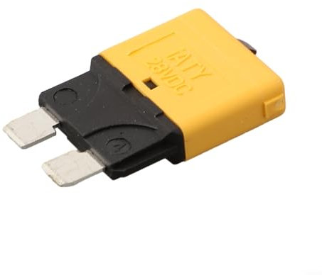 Oniissy Disjoncteur à lame de fusible automobile, 1 disjoncteur 5-30 A Marine à réinitialisation automatique 12 V 24 V, disjoncteur fusible à lame (20 A)