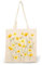 CLAMATO Tote bag ZIP interna in Cotone - Borsa di tela medie dimensioni 38x42cm Shopper in stoffa resistente 340 g/m2 Linea Thick (Girasoli)