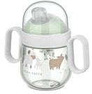 Mepal - Antitropf-trinklernbecher Mio Little Dutch - Auslaufsicher - Gesichert mit einem durchsichtigen Deckel für den sicheren Gebrauch unterwegs - Leicht zu haltende Griffe - 200 ml - Little Farm