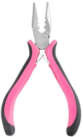 Hair Extension Pliers, Anti Slip Handles Hair Extension Pliers Professional Hair Extensions Tool, Mini Hair Extension Tool Professional Hair Extensions Tool for Females Hair and Removal Tool