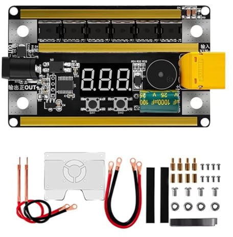 Juqoyue Verbessertes Tragbares Punktschweißgerät mit 100 Gängen und 12 V Spannung für 18650 Mobiltelefone, Lithiumbatterie, DIY, Kleines Punktschweißgerät