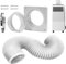ZCSXK Sortie de Sécheuse | Kit d'Évent pour Climatiseur Mobile | de Remplacement Murale pour Ventilation Circulation Plafond Cuisine Salle de Bain