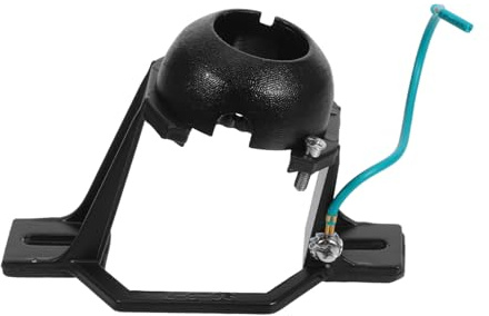 ABOOFAN Sloped Ceiling Fan Adapter Bracket with Ball Joint Iron Cathedral Canopy Mounting Kit for Living Ceiling Fan Installation Hardware with Screws Included