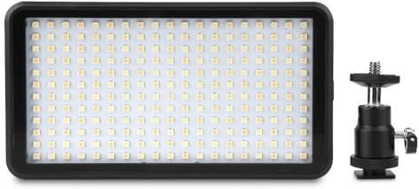 KIMISS Caméra de Lampe à Panneau d'éclairage de la Vidéo de Vidéo LED Professionnelle Bicolor - W228 3200K / 6000K LED Panneau d'éclairage