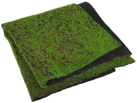 Grün Künstlicher Moosteppich Kunstrasenmatte für Garten und Balkon