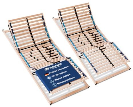 BettenABC - Max1 Elektro-Lattenrost - 180x200cm - Lieferung per Spedition - individuelle Kopf- & Fußteilverstellung sowie Härtegradverstellung - hergestellt aus Schicht- & Buchenholz in Deutschland
