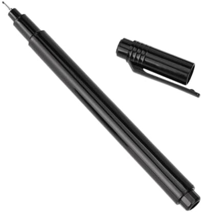 BESTOYARD Nail Art Pen Black Nail Inc Manicure Decor Pen Plastic Easy to Use for DIY and Manicure Salon