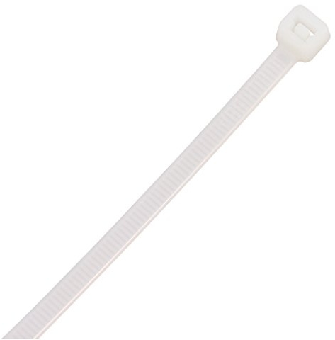 TIMco 76250CTN Cable Tie 7.6 x 250 - Natural (Bag of 100)