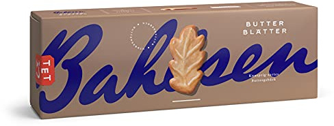 Bahlsen Butterblätter - zartes Buttergebäck, 125g | Knusprig-zartes Teegebäck mit reichem Buttergeschmack, gebacken aus Weizen aus regionalem Anbau – fein zur Kaffeepause
