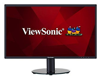 ViewSonic VA2419-SH - Monitor 23.8 (visible) IPS Full HD (1920 x 1080, 5ms, 250 nits, 16:9, VGA/HDMI, Blue Light Filter, Flicker-Free), color negro