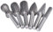 Fraise-fraise rotative KATUR, Fraise pour toupie ronde, carbure de tungstène cylindrique, Foret pour meulage de gravure sur tige ronde de 6mm, Diamètre de coupe de 12.7mm pour outil rotatif