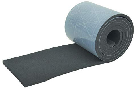 DIANSA Moosgummistreifen EPDM Zellkautschuk mit Klebeschicht in vielen Längen und Breiten (1000x150x3)