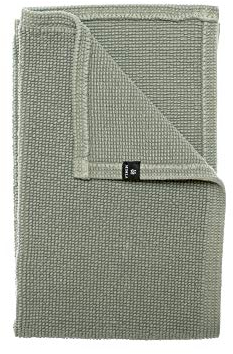 Himla Badematte Badvorleger Love grün - 50x80 cm - Sage - 100% Baumwolle - Oeko-TEX 100-1600g/m2