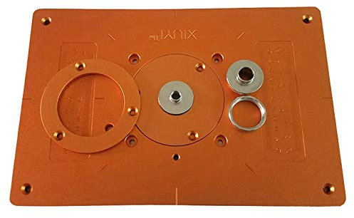 Elektrische Trimmmaschine Flip Plate Guide Aluminium Router Tisch Insert Plate
