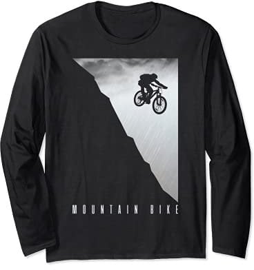 Mountain Bike Downhill MTB Biking Vintage Biker Gift Men Long Sleeve T-Shirt