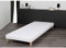 Gedésica SOMMIER TAPISSIER 90 X 190 X 15 + 4 Pieds Offert, MDF et Fer, Blanc