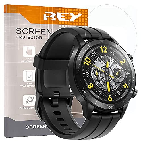 REY 6X Protector de Pantalla para REALME Watch S, (Pack 6)