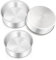 Herogo Cake Tin, 6 Inch Round Cake Tins Set of 3, Stainless Steel Deep Pan Mold for Birthday Wedding Christmas, 5cm Depth & Leakproof, Durable & Dishwasher Safe