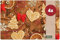 Weihnachts Tischsets 4er als abwaschbare Weihnachten Tischdeko - Platzsets Plätzchen Weihnachtsdeko als Winter Tischuntersetzer - Platzdeckchen als Tischunterlage für Esstisch Wohnzimmer Tisch