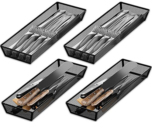 JANE EYRE organizer per cassetti da cucina - organizer per utensili per posate per cassetto da cucina, vassoio per posate nei cassetti