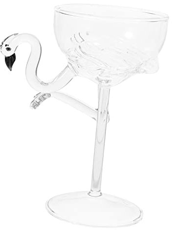 ULDIGI Verre à Vin Rouge Verres à Vin Drôles Gobelet à Vin En Verre Flûtes à Decoration Cocktail Coupe De En Gobelets Flamant Rose Un Verre La Mariée Mariage Verre De