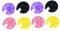 minkissy 1set Art Palette Manicure Tool for Mixing Colors Portable Design for Nail Art and Professionals