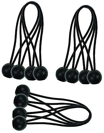 UKCOCO 25st Hüpfring Mit Ball Baldachin Camping Zubehör Kugelkopf-Bungee-Seil Zeltzubehör Spanngurt Seil Für Camping Seil Zum Wandern Elastisches Seil Trampolin Fitness Polyester Dribbeln