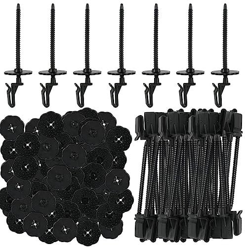 Solar Panel Guard Clips, Solar Panel Fence Clips, Fence Animal Guard Fastener Clips for Bird Wire Pigeon Fence Proofing Solar Panels (50)