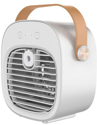 Portable Air Conditioner, Tent Air Conditioners, Portable Rechargeable Air Conditioner Fans, 3 Speed Personal Cooling Fan with Water Tank, Window Room Air Conditioner, Air Conditioners for Camping Car