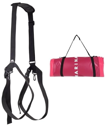 CampSup Aqua Marina SUP-Boards Tragegurt Tragbarer Stand Up Surfboard Schultergurt Paddleboard SUP Strap Schwarz