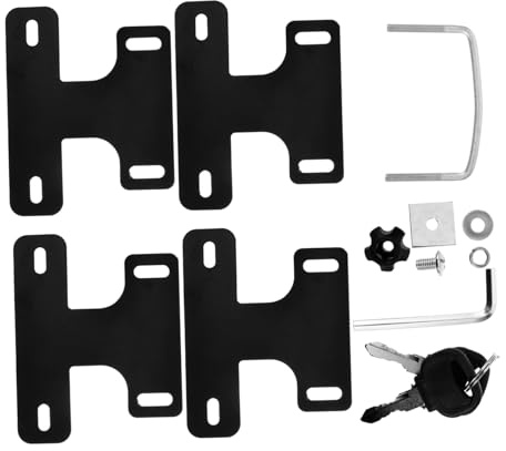 Gatuida Auto Dach Rack Stange Klemmen 4 Stücke Querstangen Einfach Installieren