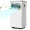 Condizionatore Portatile 7000 BTU, 3-in-1Condizionatore d'aria mobile, Raffreddamento, Ventilazione, Deumidificazione, Modalità Sleep, copertura fino a 35㎡, Bianco[Classe di efficienza energetica A]