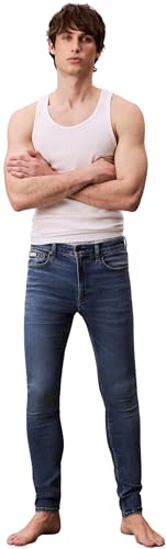 Calvin Klein Herren Jeans Hose Canyon Blue Skinny Fit