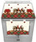 CDV Casa di Venere Set Copriforno 38x48 cm + Coprifornello 45x70 cm Natalizi in Poliestere con Lurex - Decorazione Festiva per la Cucina - Copriforno Natale - Coprifornello Natale (Gnomo Leopardato)