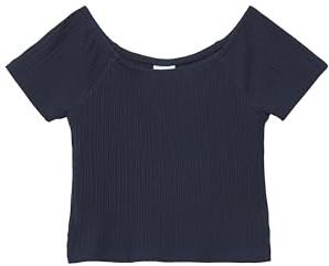 s.Oliver Verkürztes Off-Shoulder-Shirt im Slim Fit