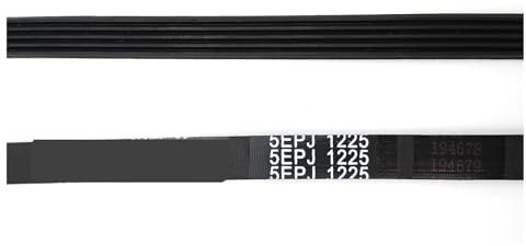 Correa de transmisión for lavadora 5EPJ1225, compatible con HOOVER y CANDY, lavadoras 41021973, 41039460 y 1225J5(2pcs)