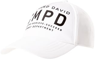 Camp David Herren Base Cap aus Interlock mit Logo Design Opticwhite, None