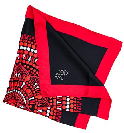 Seta Sole – Foulard in 100% Seta Made in Italy 70x70 cm – Mandala Disegnato a Mano – Sciarpa Quadrata Elegante Donna, Accessorio Moda Artigianale Lago di Como